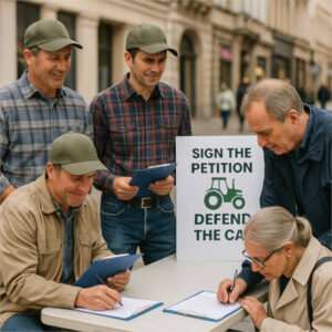 Agricultores europeos recogen firmas para  defender una PAC fuerte y con presupuesto propio