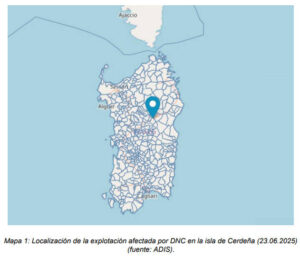 Detectado el primer caso de Dermatosis Nodular Contagiosa en Italia, con implicaciones para España