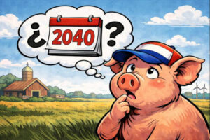Así imagina Rabobank el porcino holandés en 2040