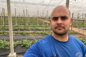 Eduardo López, agricultor ecológico de Almería, nuevo coordinador estatal de Juventudes Agrarias de COAG