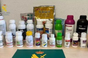 Una finca de Toledo usaba fitosanitarios ilegales de origen asiático en cultivos para la venta en supermercados